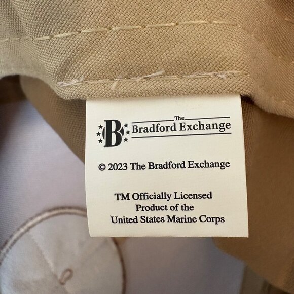 U.S. Marines Cap USMC Emblem Patch Bradford Exchange Adjustable Officially Lic. - Picture 5 of 9